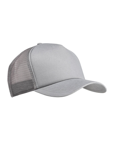 Big Accessories 5-Panel Twill Trucker Cap