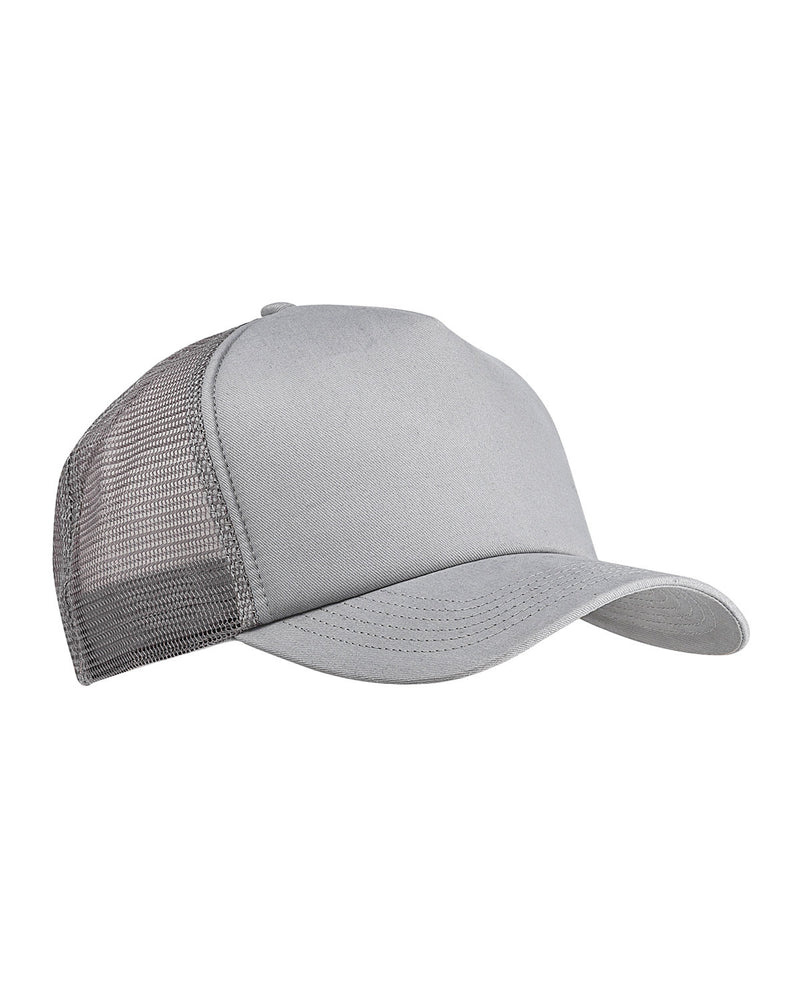 Big Accessories 5-Panel Twill Trucker Cap