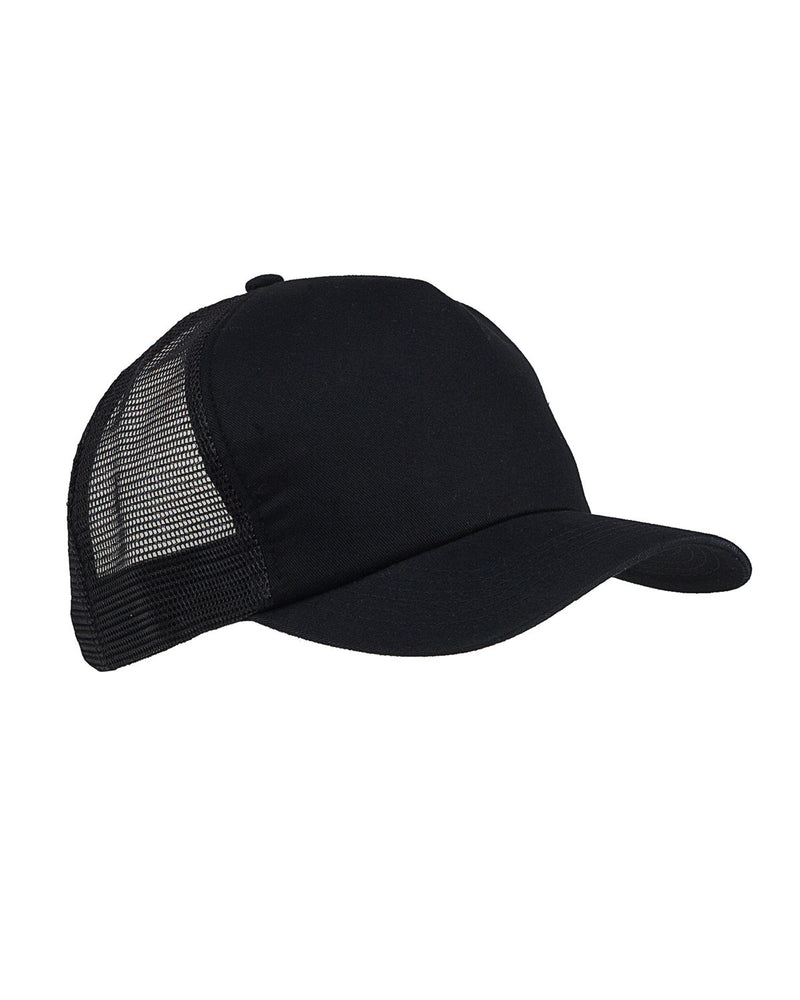 Big Accessories 5-Panel Twill Trucker Cap