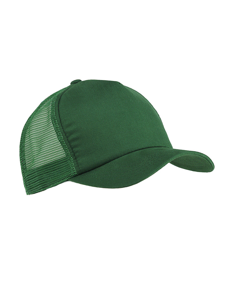 Big Accessories 5-Panel Twill Trucker Cap