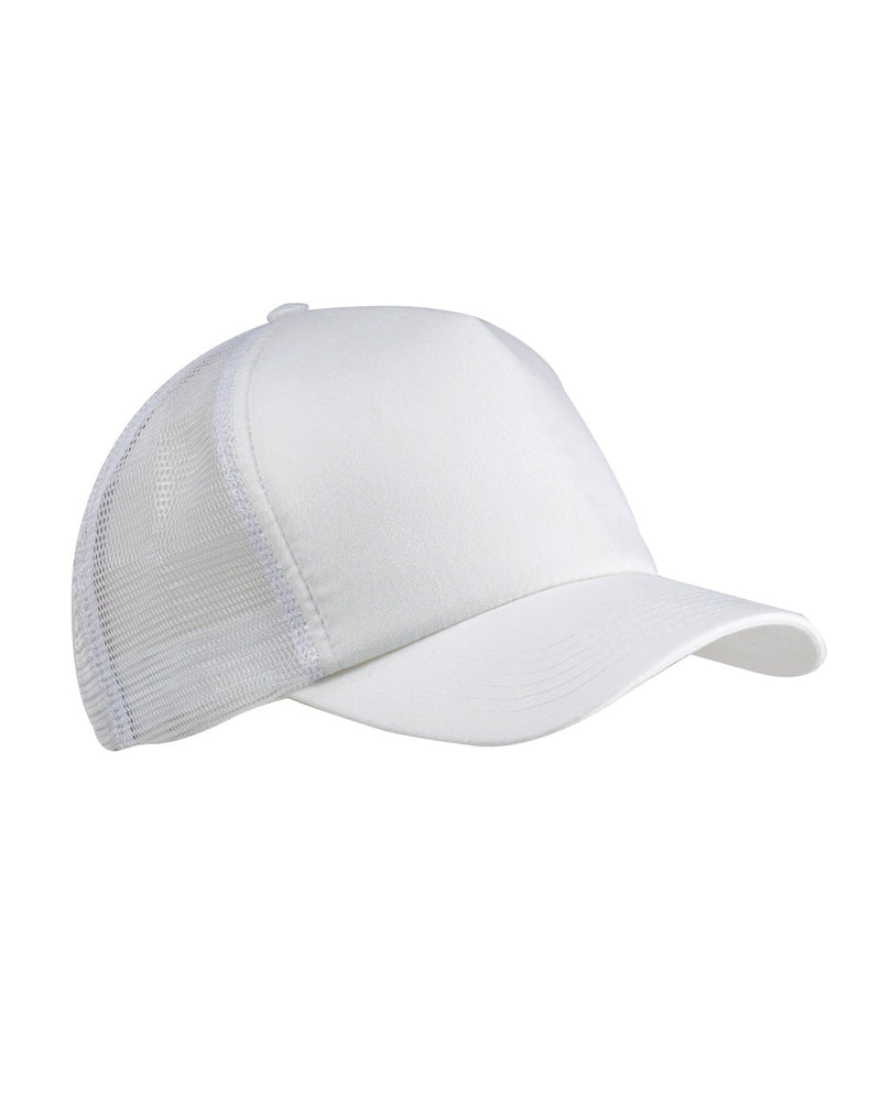 Big Accessories 5-Panel Twill Trucker Cap