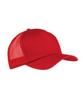 Big Accessories 5-Panel Twill Trucker Cap Big Accessories