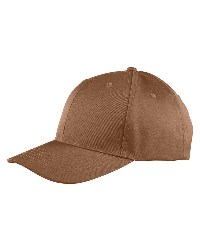Big Accessories Adult Structured Twill 6-Panel Snapback Cap