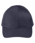 Big Accessories Adult Structured Twill 6-Panel Snapback Cap Big Accessories