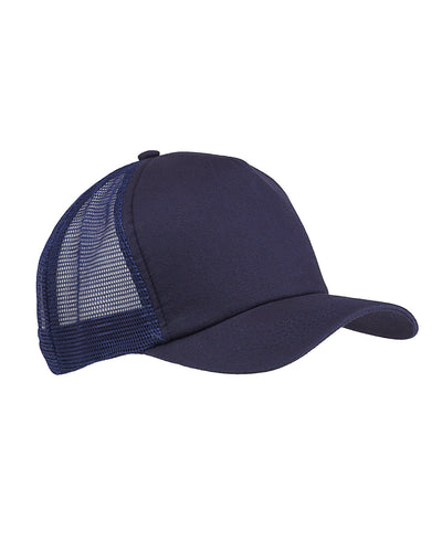 Big Accessories 5-Panel Twill Trucker Cap