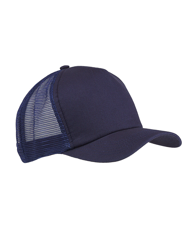 Big Accessories 5-Panel Twill Trucker Cap