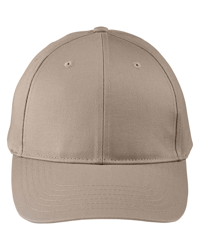 Big Accessories Adult Structured Twill 6-Panel Snapback Cap