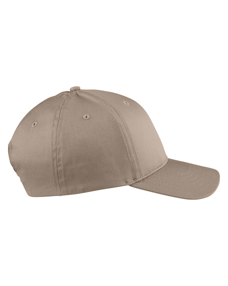 Big Accessories Adult Structured Twill 6-Panel Snapback Cap