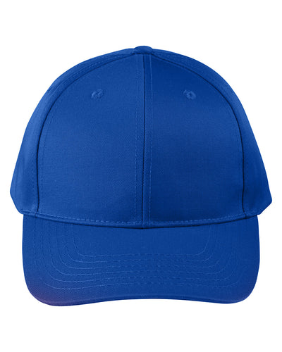 Big Accessories Adult Structured Twill 6-Panel Snapback Cap