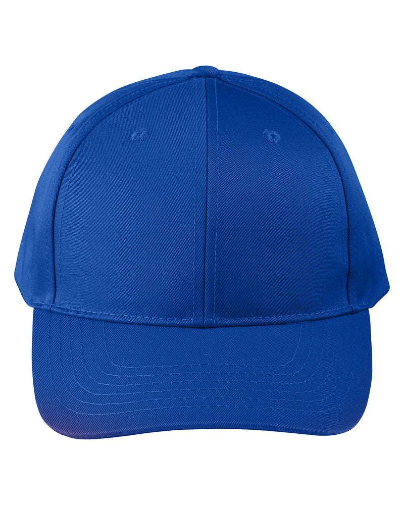 Big Accessories Adult Structured Twill 6-Panel Snapback Cap