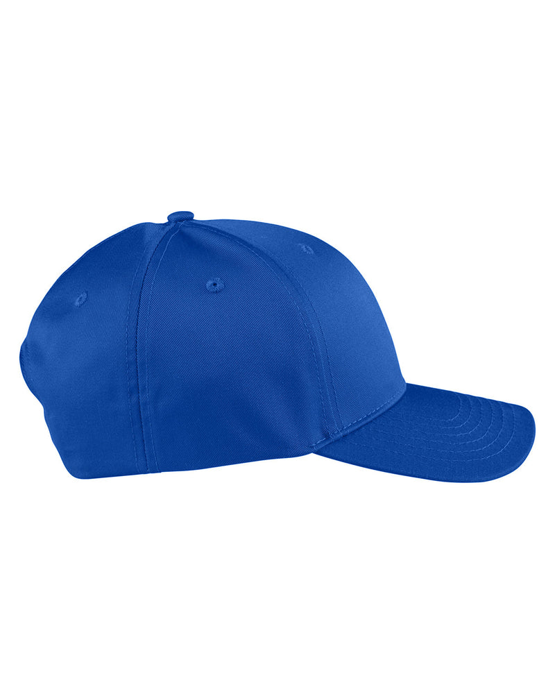 Big Accessories Adult Structured Twill 6-Panel Snapback Cap
