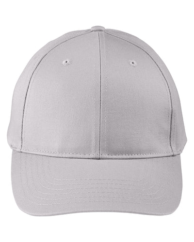 Big Accessories Adult Structured Twill 6-Panel Snapback Cap