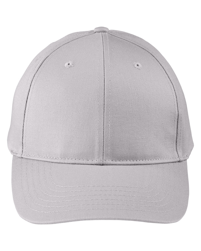Big Accessories Adult Structured Twill 6-Panel Snapback Cap