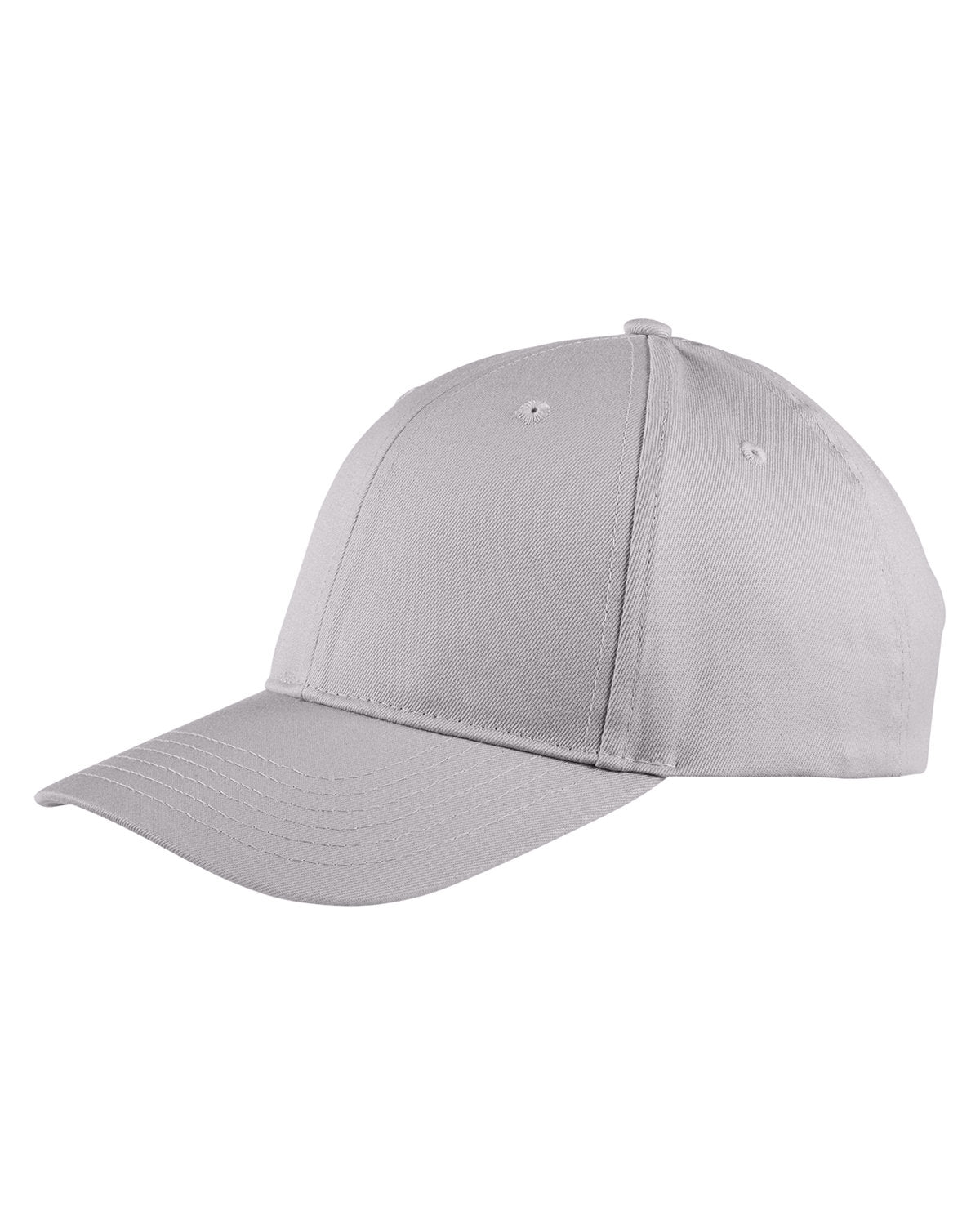 Big Accessories Adult Structured Twill 6-Panel Snapback Cap Big Accessories
