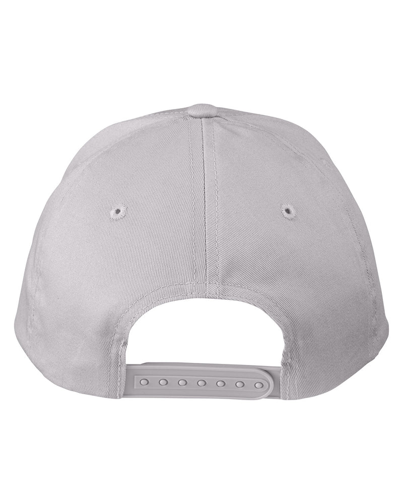 Big Accessories Adult Structured Twill 6-Panel Snapback Cap