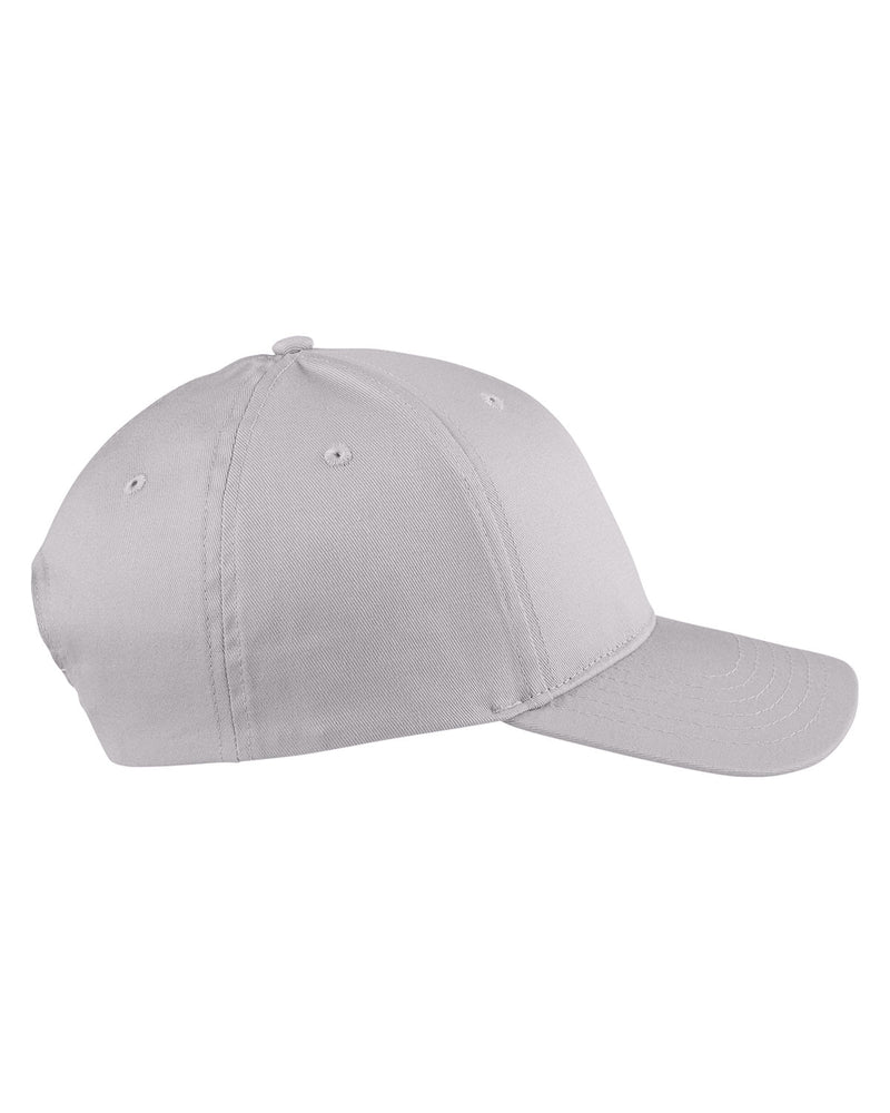 Big Accessories Adult Structured Twill 6-Panel Snapback Cap