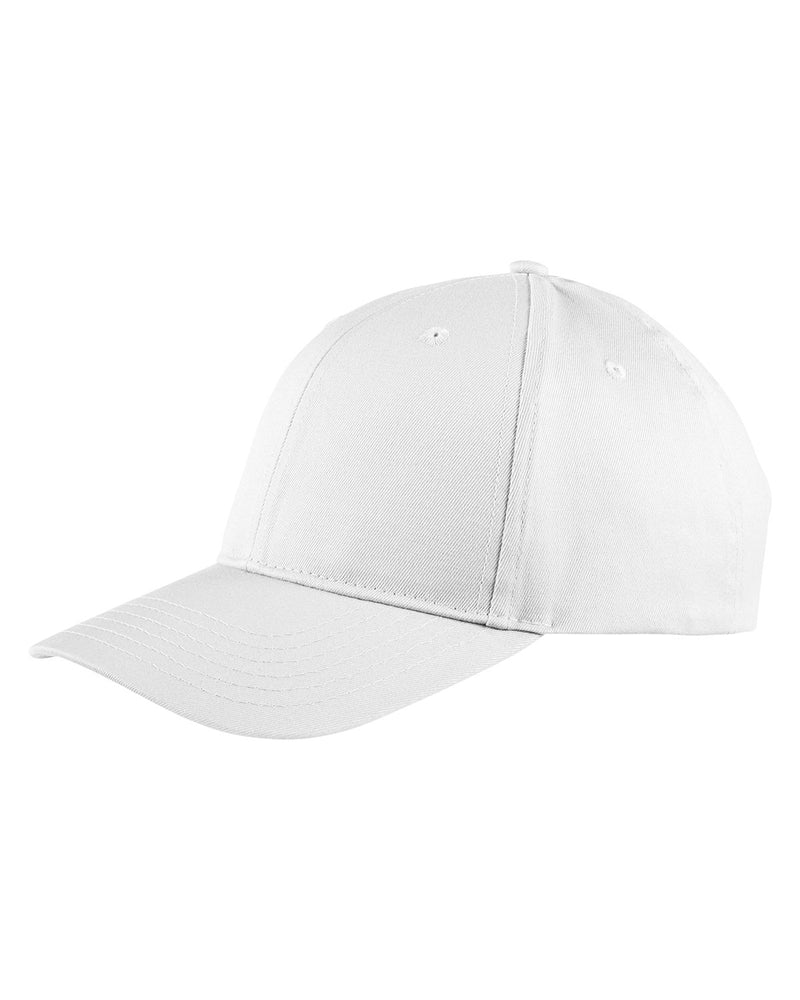 Big Accessories Adult Structured Twill 6-Panel Snapback Cap