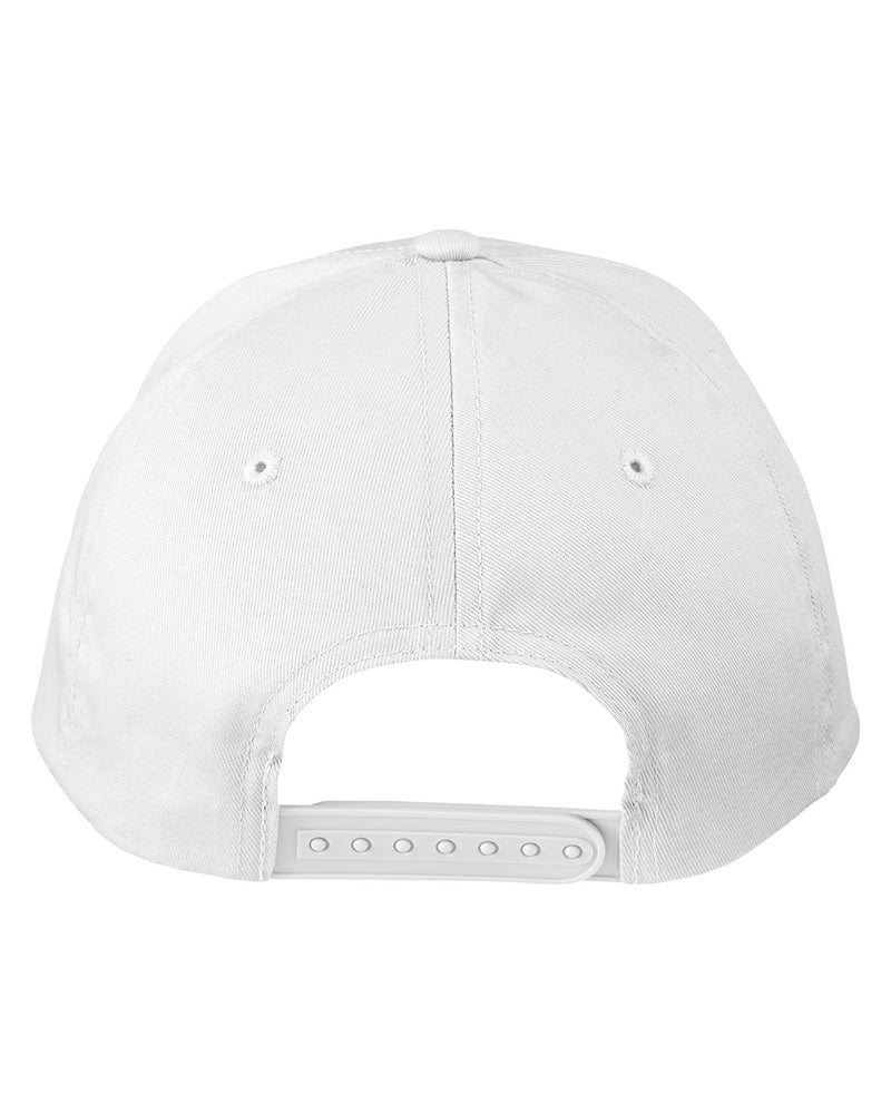 Big Accessories Adult Structured Twill 6-Panel Snapback Cap