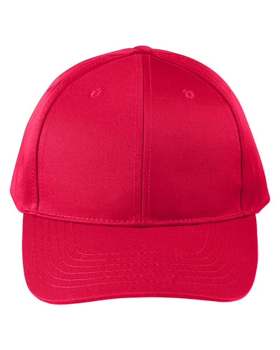 Big Accessories Adult Structured Twill 6-Panel Snapback Cap