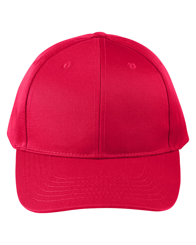Big Accessories Adult Structured Twill 6-Panel Snapback Cap