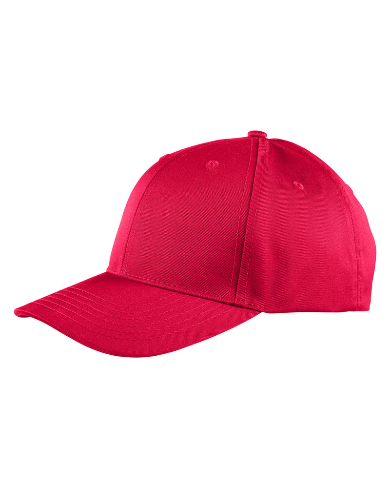 Big Accessories Adult Structured Twill 6-Panel Snapback Cap