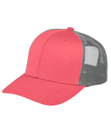 Team 365 by Yupoong® Adult Zone Sonic Heather Trucker Cap Team 365