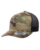 Yupoong YP Classics® Retro Trucker Multicam® Snapback Yupoong