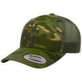 Yupoong YP Classics Retro Trucker Multicam Snapback-1
