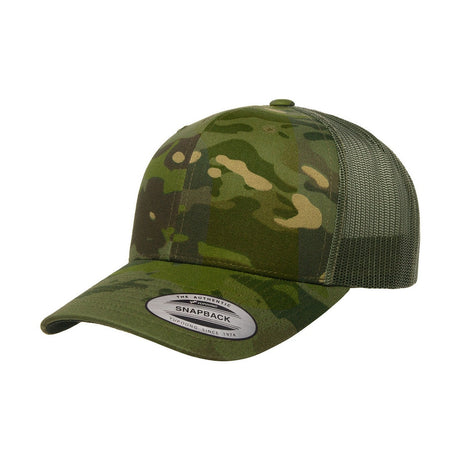 Yupoong YP Classics Retro Trucker Multicam Snapback-1
