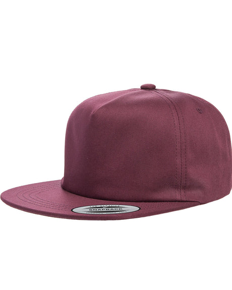 Yupoong Adult Unstructured 5-Panel Snapback Cap Yupoong