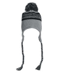 J. America Unisex Backcountry Knit Pom Hat 5007JA-AB