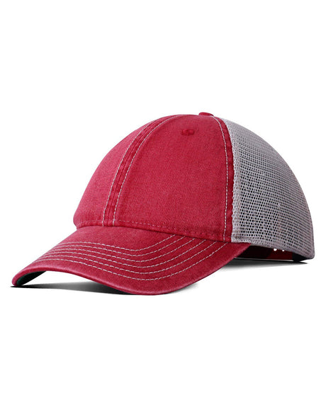 Fahrenheit Vintage Washed Cotton Trucker Hat Fahrenheit