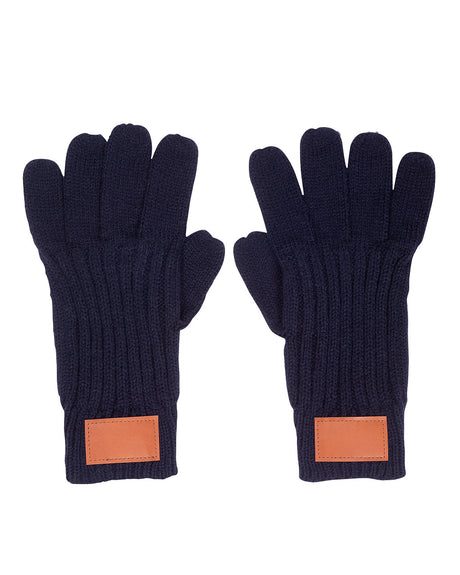 Leeman Rib Knit Gloves Leeman