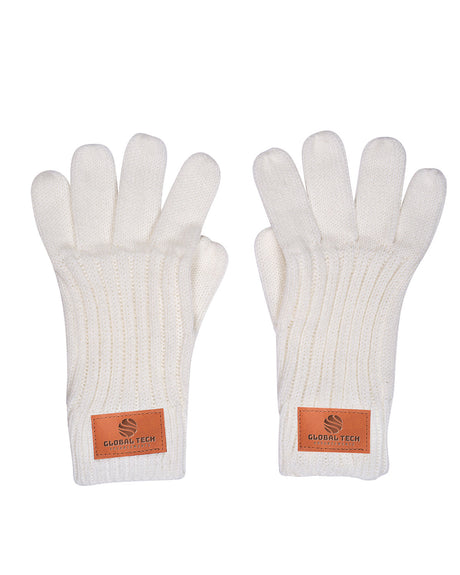 Leeman Rib Knit Gloves Leeman