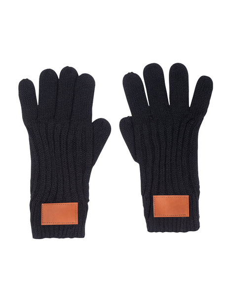 Leeman Rib Knit Gloves Leeman