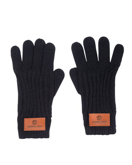 Leeman Rib Knit Gloves Leeman