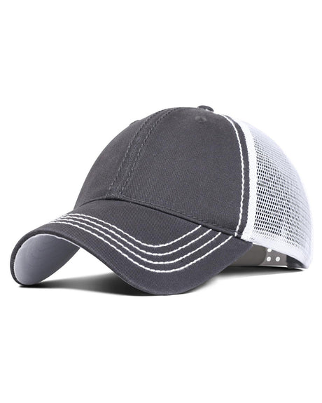 Fahrenheit Garment Washed Cotton Mesh Back Hat Fahrenheit