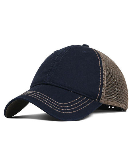 Fahrenheit Garment Washed Cotton Mesh Back Hat Fahrenheit