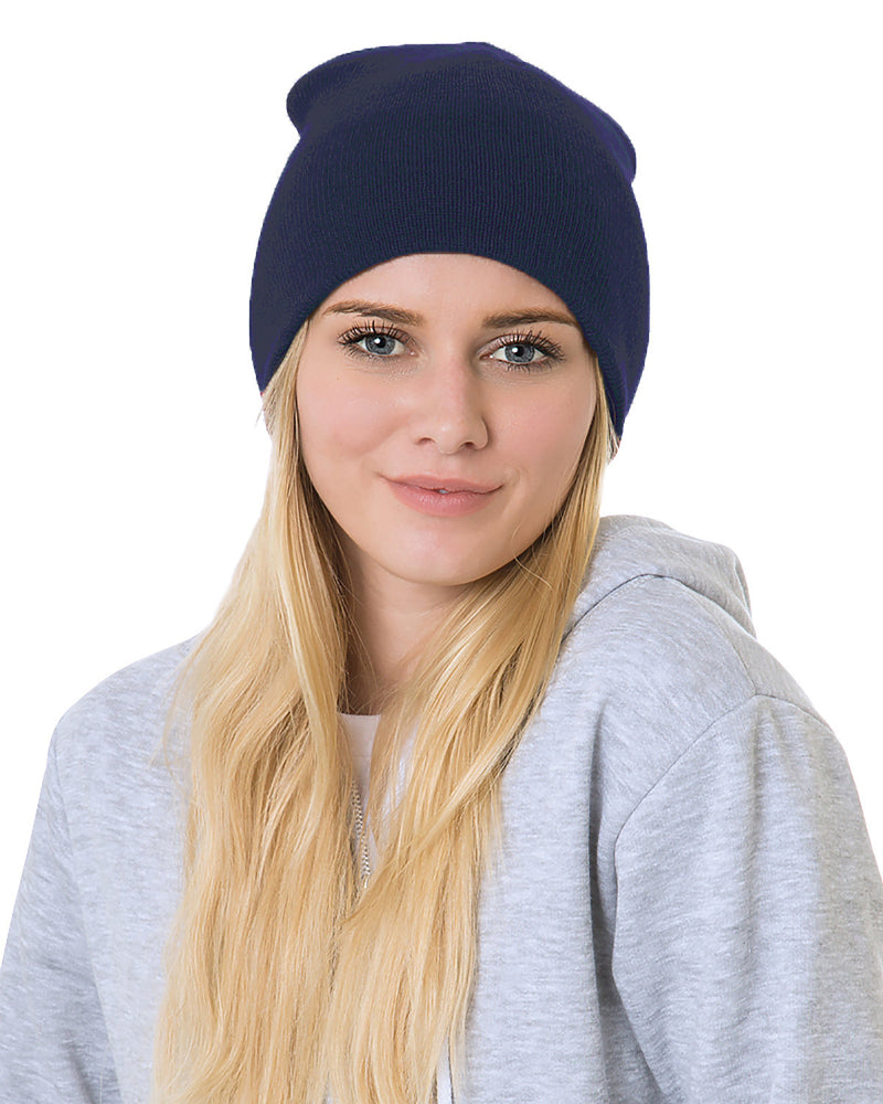 Bayside Unisex Union Made 8" Beanie