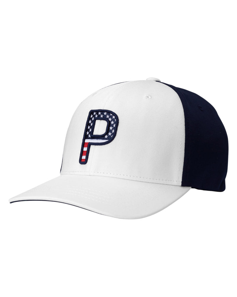 Puma Golf P Pars & Stripes Snapback Cap