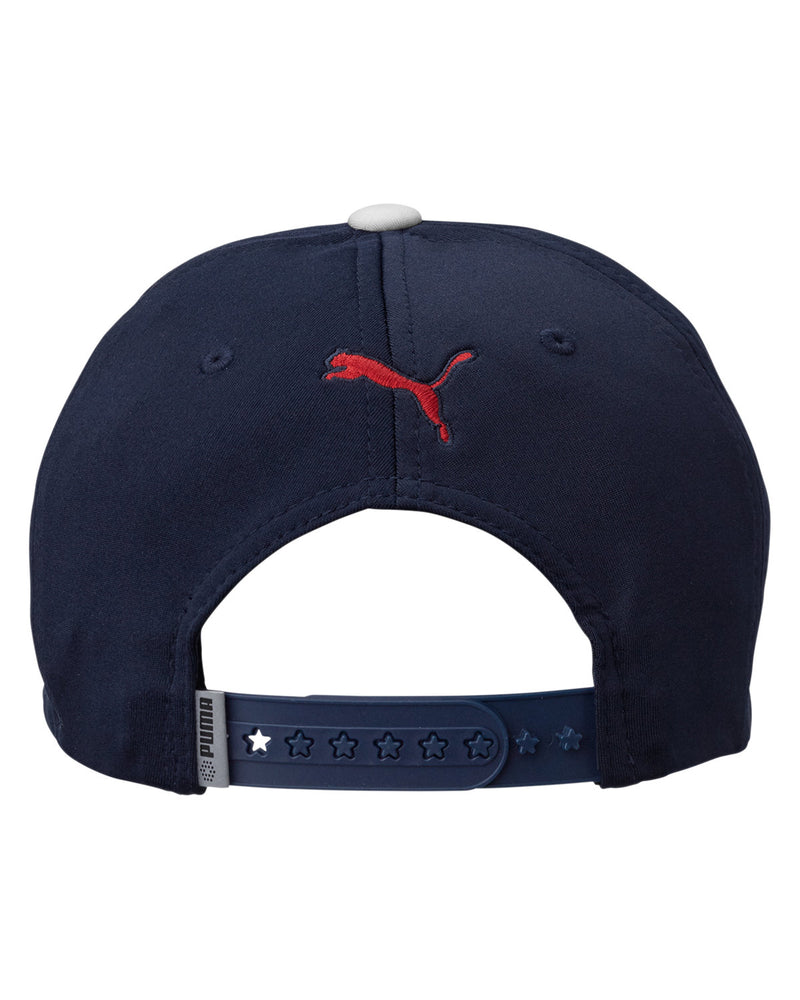Puma Golf P Pars & Stripes Snapback Cap