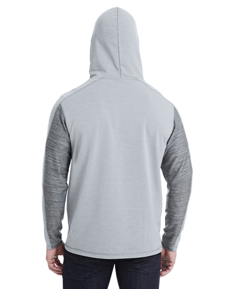 J America Adult Omega Stretch Hooded Sweatshirt