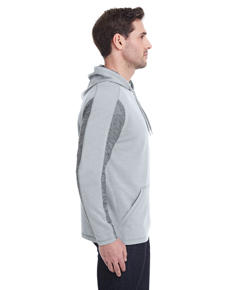 J America Adult Omega Stretch Hooded Sweatshirt