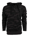 Burnside Men's Camo Full-Zip Hooded Sweatshirt Burnside