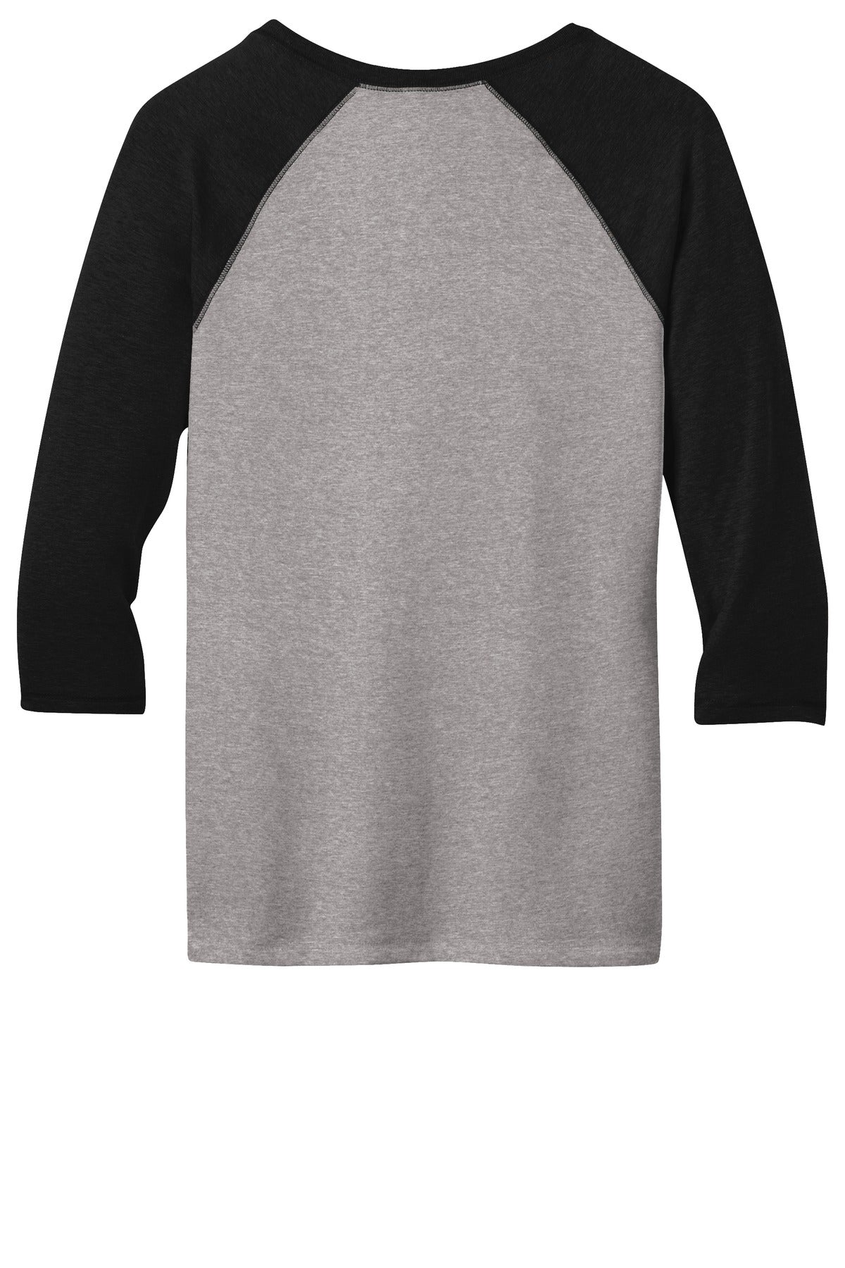 District - Juniors 50/50 3/4-Sleeve Raglan Tee. DT228 District
