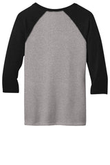 District - Juniors 50/50 3/4-Sleeve Raglan Tee. DT228 District
