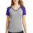 District Juniors Mesh Sleeve V-Neck Tee. DT276 District