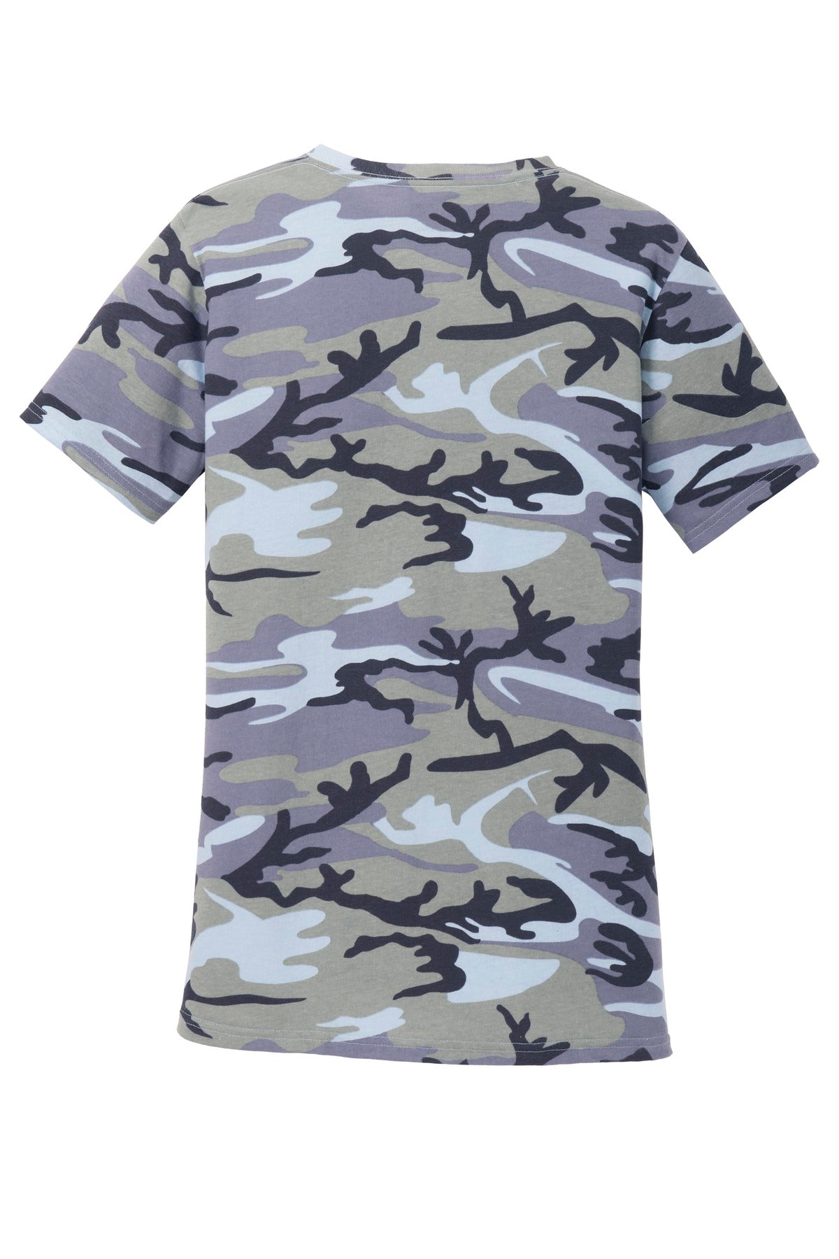 Port & Company Ladies Core Cotton Camo V-Neck Tee. LPC54VC Port & Company