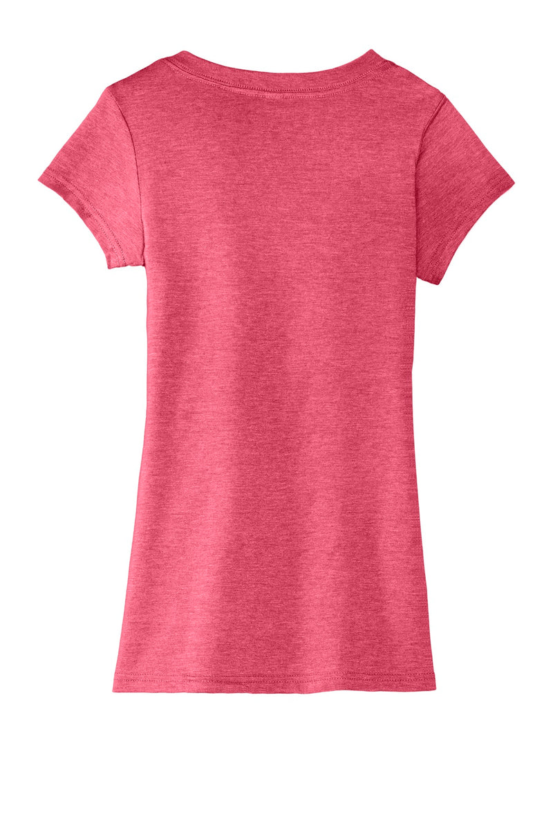 District Juniors Very Important Tee Deep V-Neck. DT6502