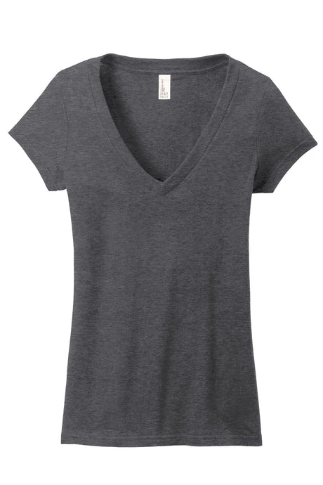 District Juniors Very Important Tee Deep V-Neck. DT6502 District